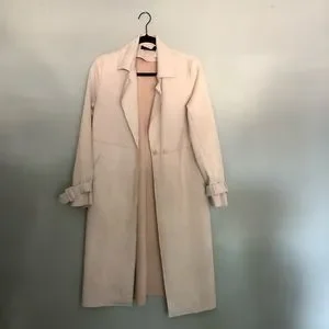 ★ZARA★ OPENWORK SUEDE-EFFECT TRENCH COAT Zara | Jackets & Coats | Zara Suede Effect Trench Coat In